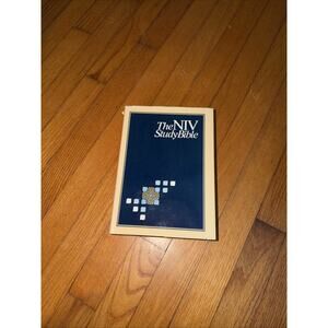 Zondervan NIV Study Bible Hardback Dust Jacket Cover Thumb Index Red Letter